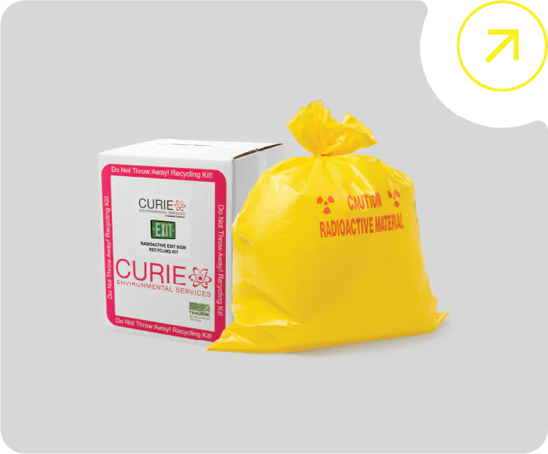 Exit sign recycling kit