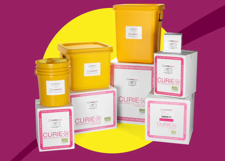 Mail-back radioactive waste program